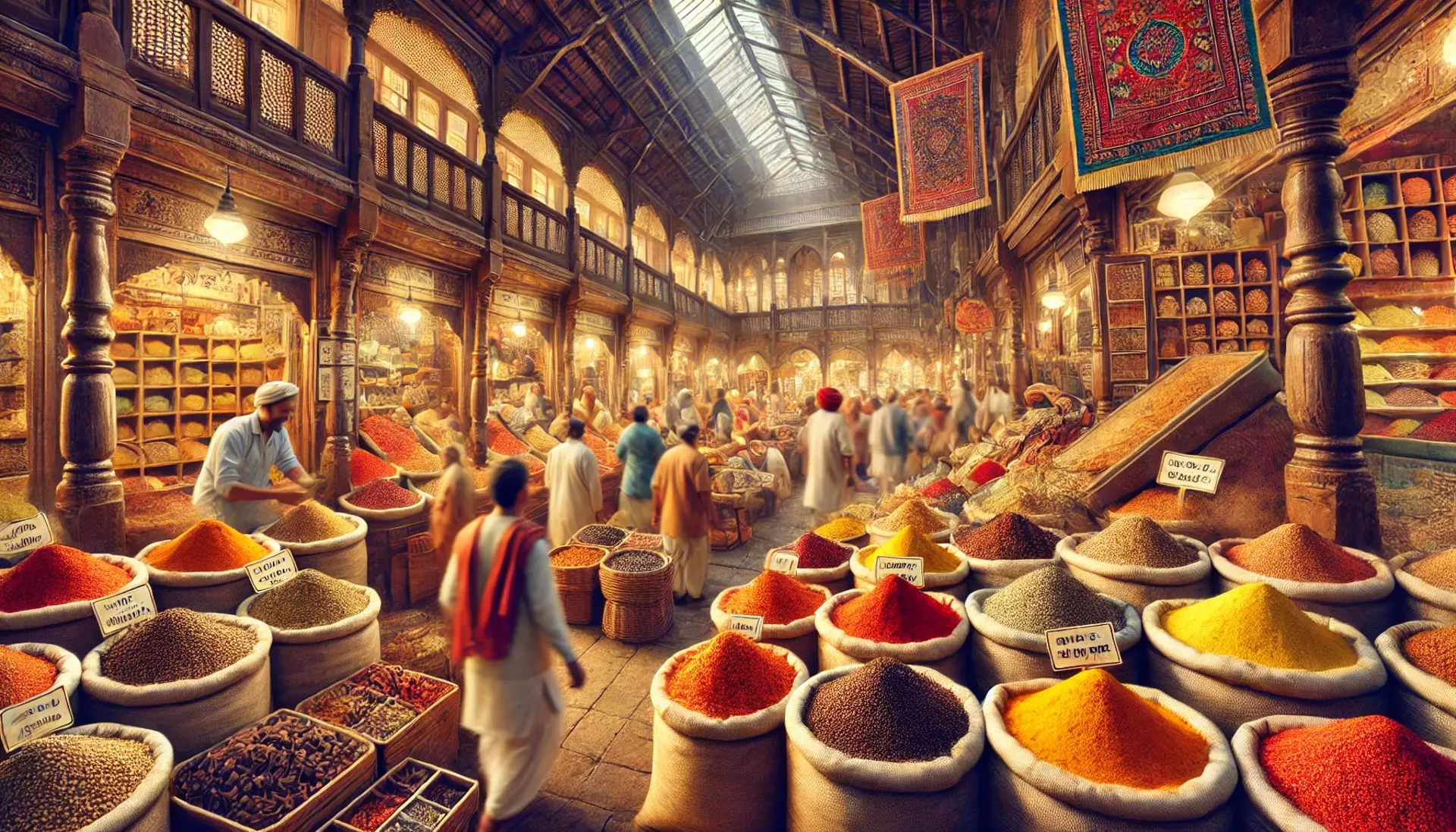 Indian spice market